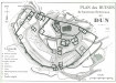 Ce plan de l'ancienne forteresse de Dun est une restitution proposée par Simonet en 1898.