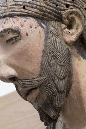 Détail de l'oeuvre (visage du Christ) - © Mihran AMTABLIAN